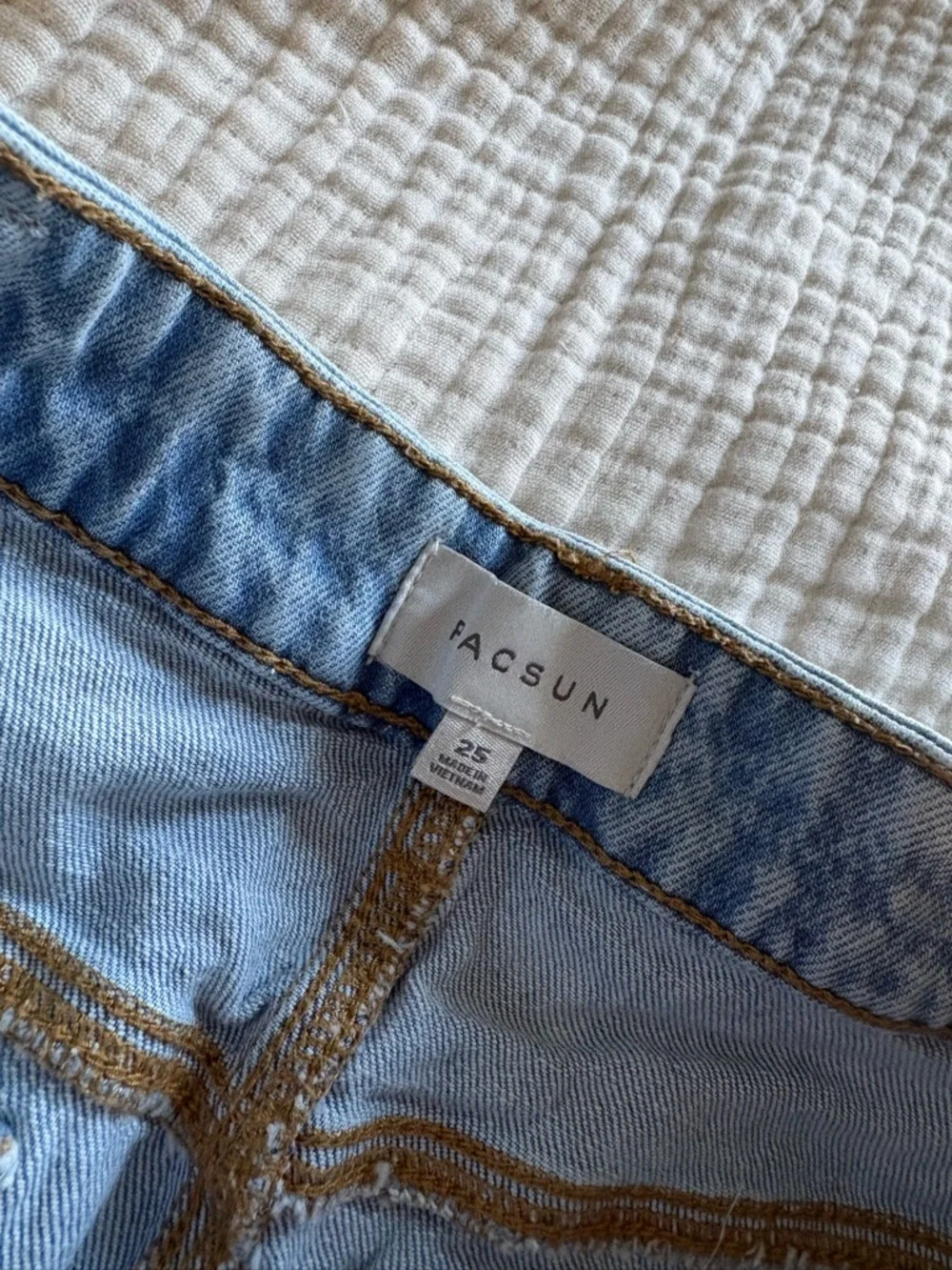 PacSun Light Blue Denim Mini Skirt - Picture 2 of 2